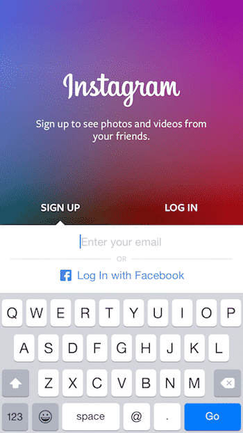 how to sign up for Instagram business account